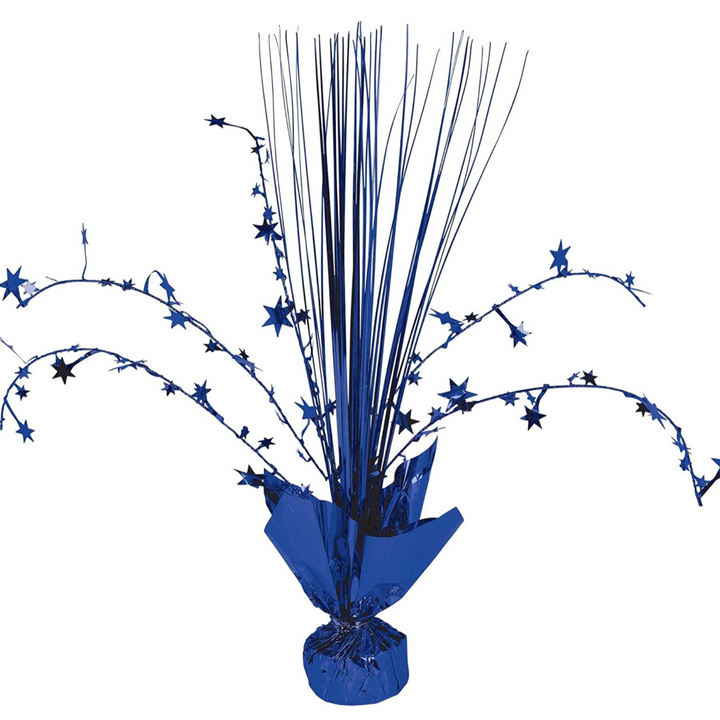 Blue Spray with Stars Centerpiece