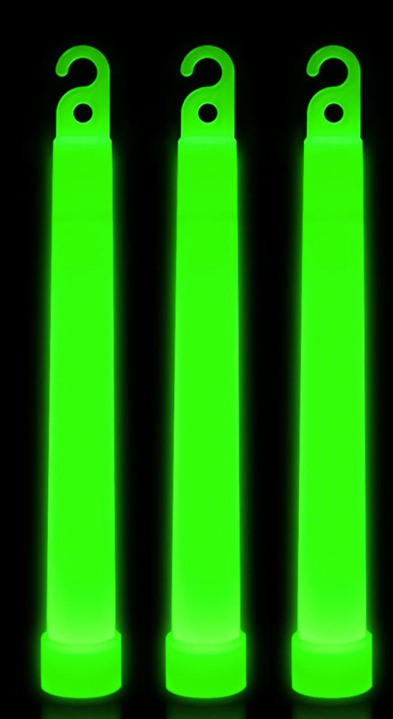 Neon Green Glow Stick Necklaces - 12ct