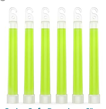 Neon Green Glow Stick Necklaces - 12ct