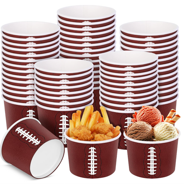 football snack cups