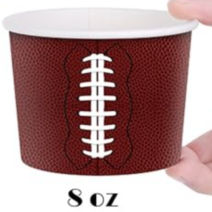 football snack cups