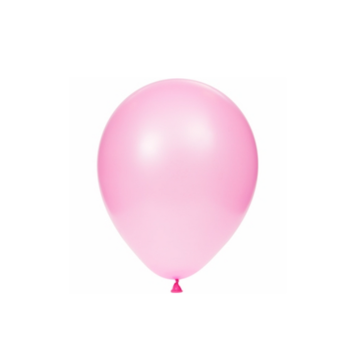 Bright pink latex balloon for party decorations