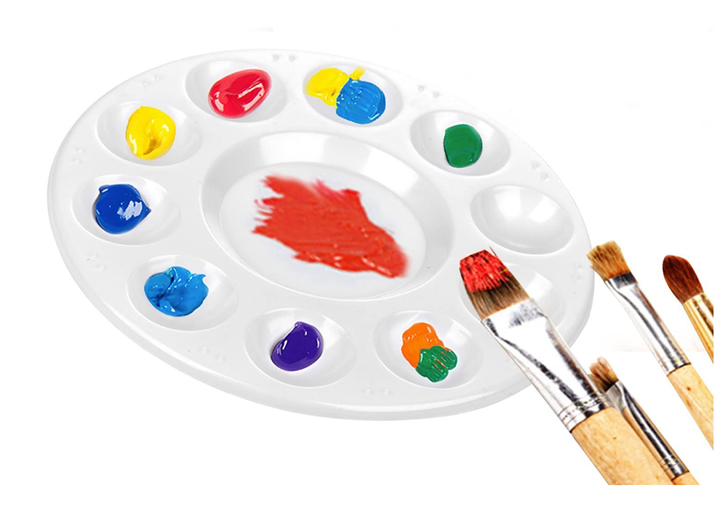 Round Paint Palettes - 12 Pc.