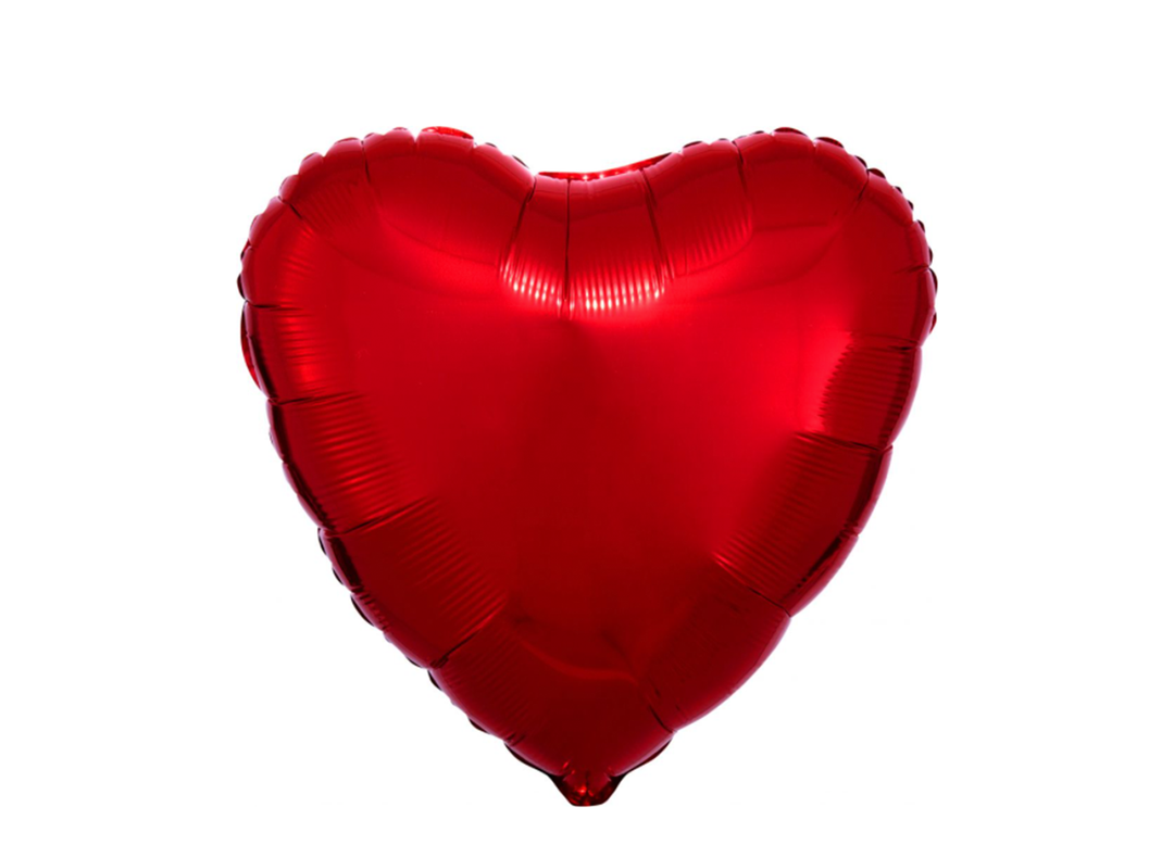 red heart balloon 