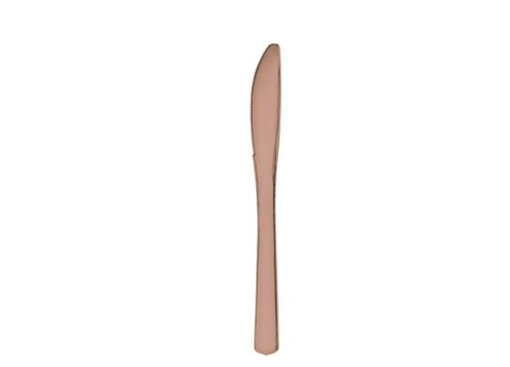 Rose Gold Premium Plastic Knives