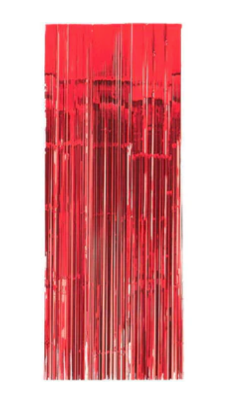 Red Fringe Curtains Party Photo booth Backdrop