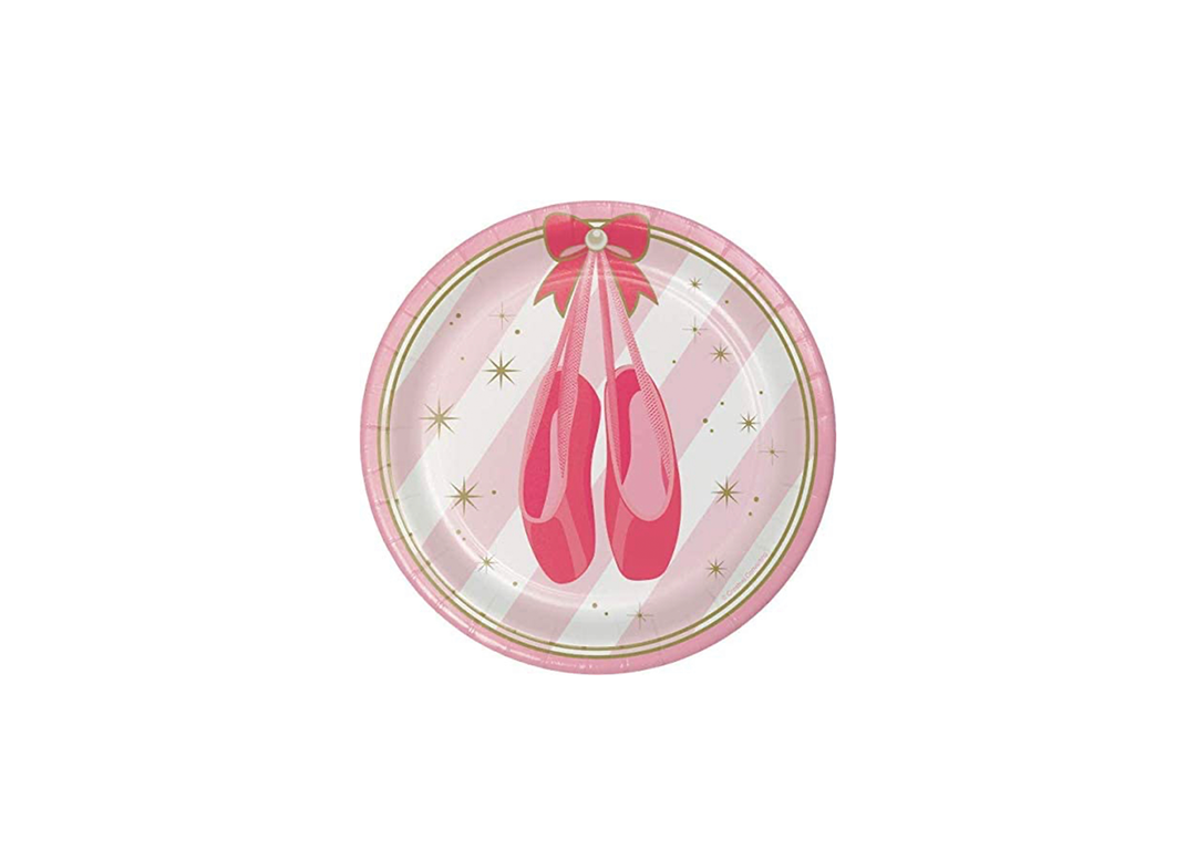 ballerina plates for birthday party 