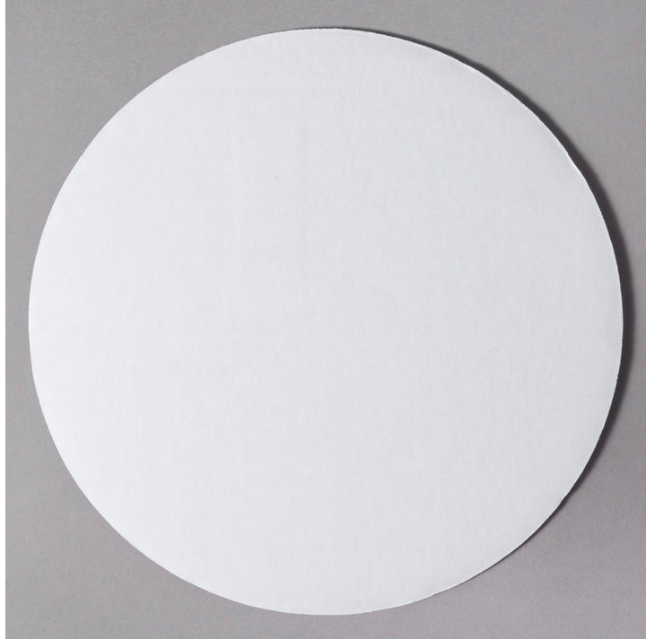 8" Corrugated Cardboard Circle White 1ct